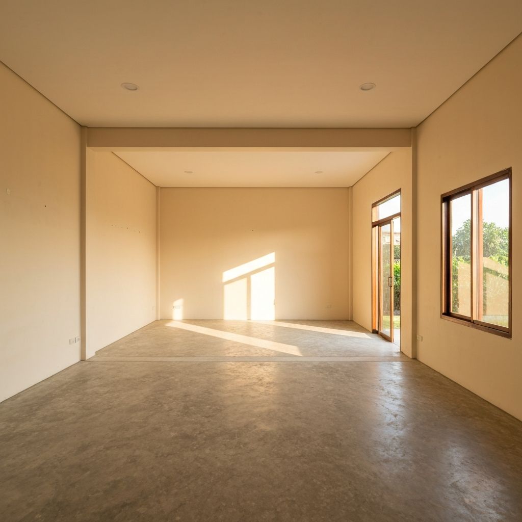 Unfurnished villa interior