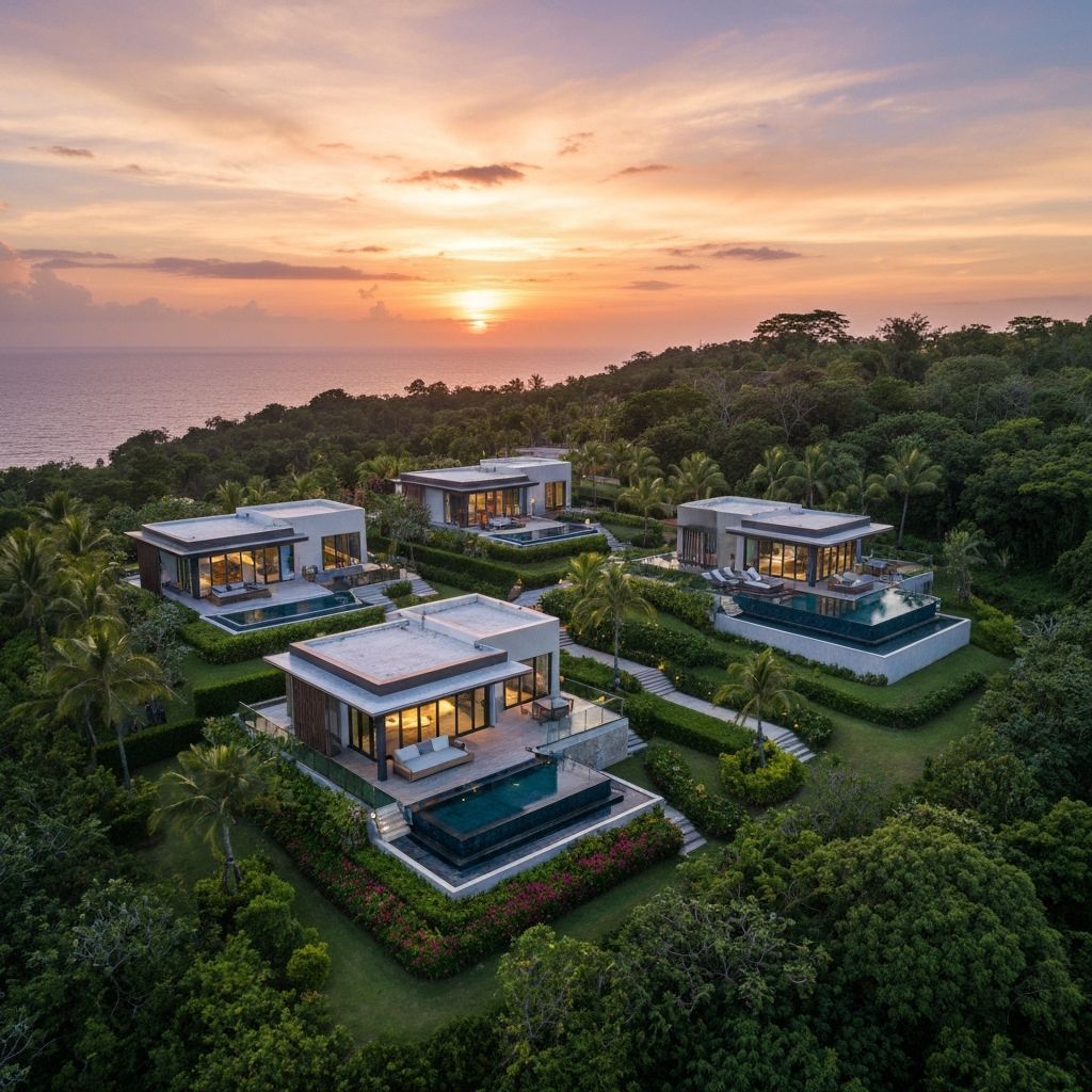 Luxury villa development